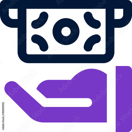 deposit duotone icon. Sleek and modern vector icon for websites, mobile apps, marketing materials, and corporate design. Fully scalable and ready to use.