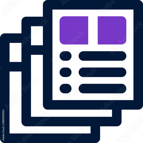 file duotone icon. Sleek and modern vector icon for websites, mobile apps, marketing materials, and corporate design. Fully scalable and ready to use.