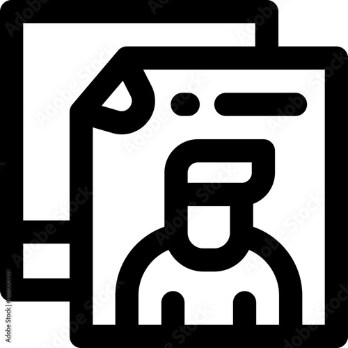 file line icon. Clean and minimalist vector icon for websites, mobile apps, presentations, and logos. Fully scalable and customizable for any project.