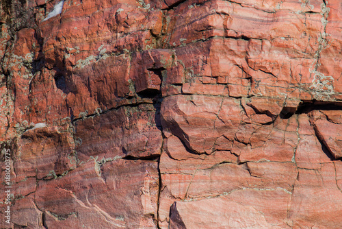 Tableau sur toile sioux quartzite rock at Pipestone National Monument