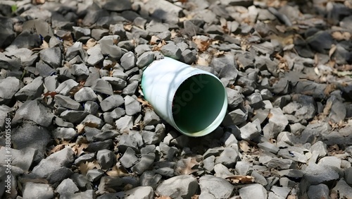 Essential PVC Drainage Pipe Solution in Riprap Gravel Bed | Stormwater Management & Erosion Control Infrastructure Design