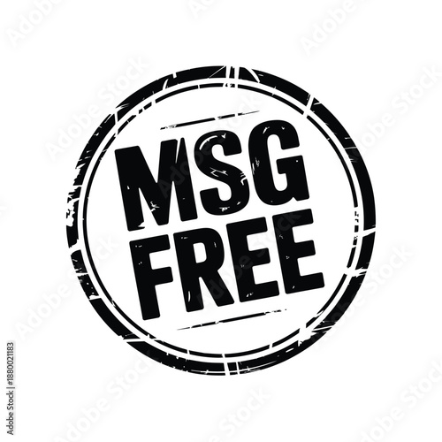 MSG free black stamp