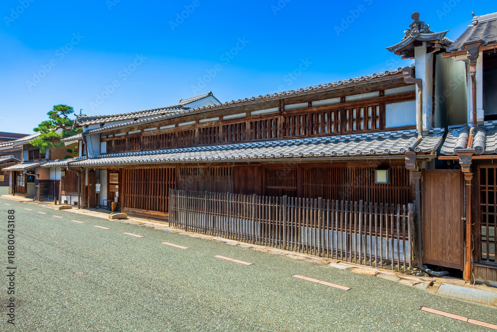 Fototapeta premium 岐阜県 美濃市 うだつの上がる町