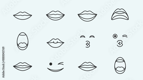 Vector illustration of a colorful food and sea icon set featuring ice cream, seafood, drinks, and restaurant menu items in a cartoon style