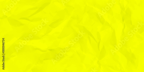 yellow crumpled paper texture and background. yellow paper texture. 