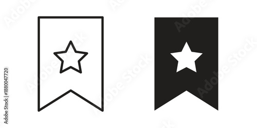 Bookmark icons symbol. vector illustration pack for apps and designs