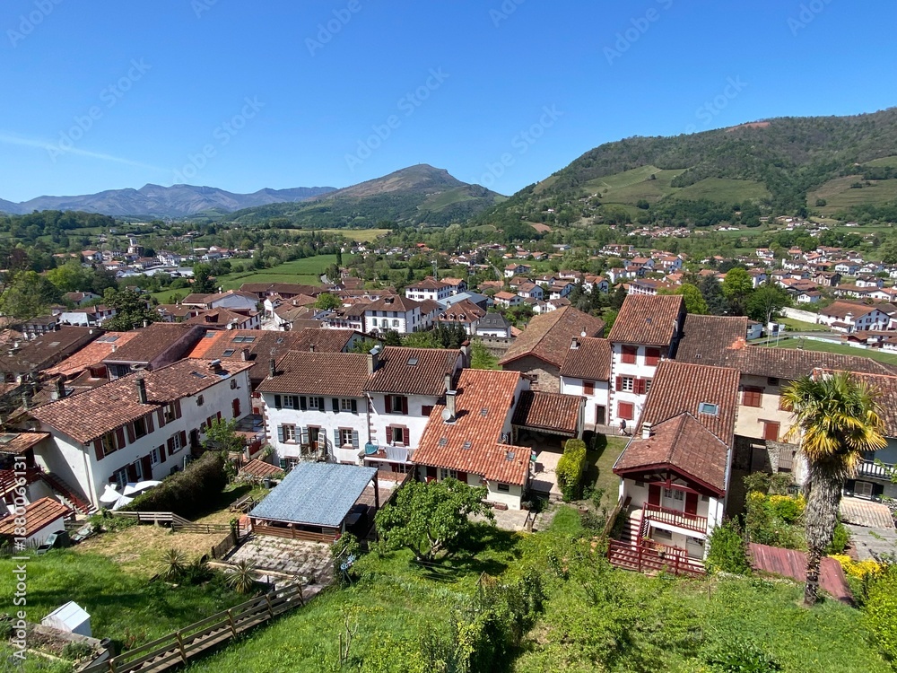 Fototapeta premium Cammino di Santiago - Saint-Jean-Pied-de-Port