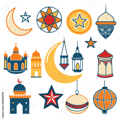 Ramadan Icon Set 2026