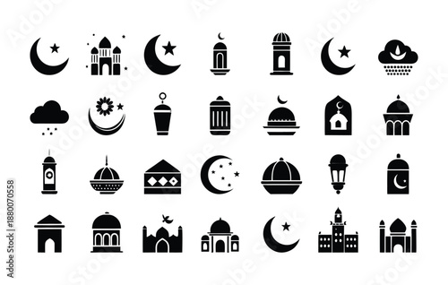 Ramadan Icon Set 2026