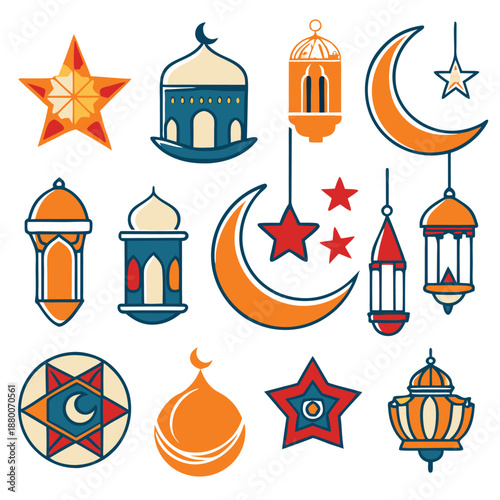 Ramadan Icon Set 2026