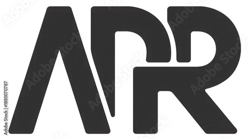 Black ARR Logo on White Background