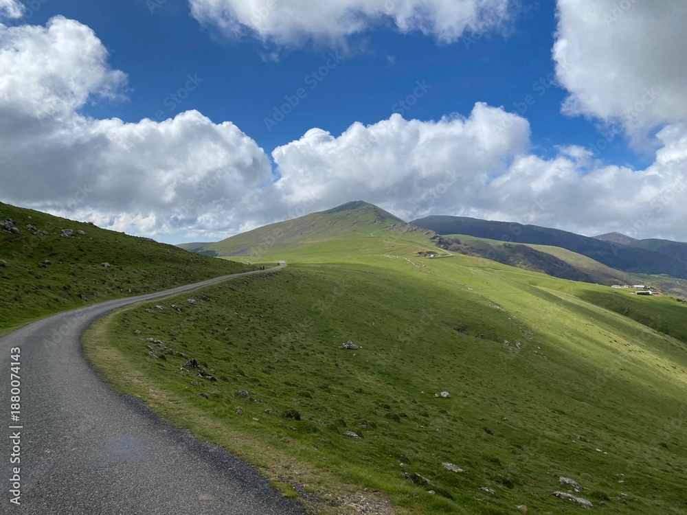 Obraz premium Cammino di Santiago - Pirenei (Roncisvalle)