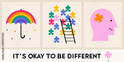 it s okay to be different mental health awareness