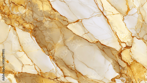 Beautiful white and gold marble texture pattern