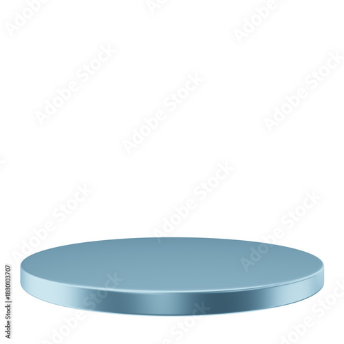 3D Single Podium for product display. 3d Render Podium 02