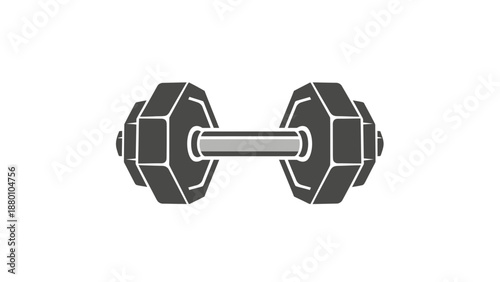 Dumbbell icon representing fitness and strength training