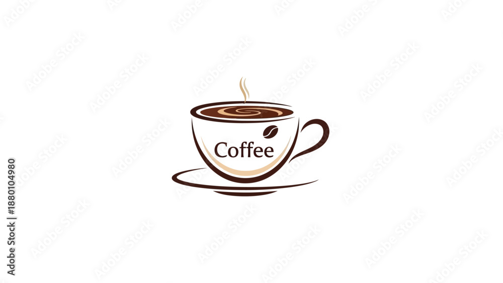Obraz premium cup of coffee with beans