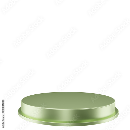 3D Render glossy podium. podium 3d render transparent background 01