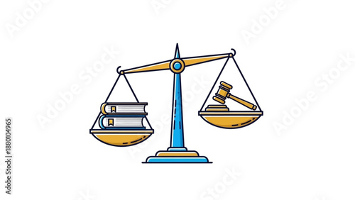 scales of justice and money