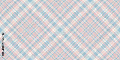 November plaid seamless fabric, model texture vector pattern. Minimal tartan textile background check in light and white colors.