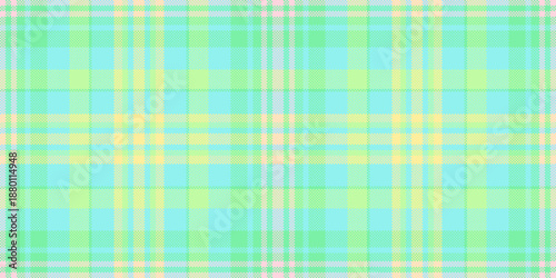 Beautiful background pattern plaid, drawing fabric seamless texture. Comfortable tartan vector check textile in green and teal colors.