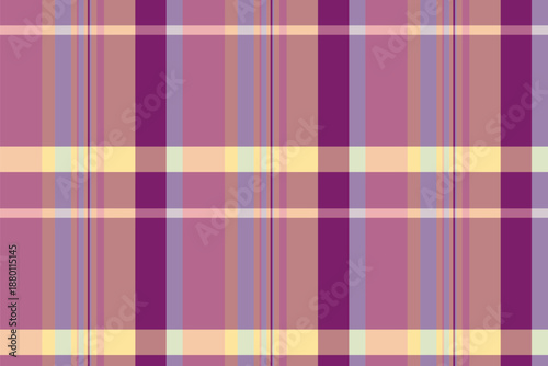 Part tartan seamless pattern, product vector fabric texture. Contour textile background plaid check in pink and red colors.