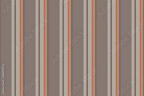Stationary textile vertical pattern, american background fabric vector. Website stripe lines texture seamless in pastel and white colors.