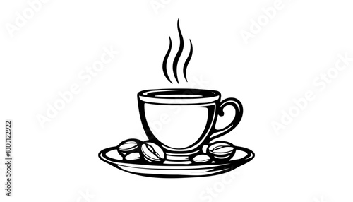 Kaffee-Tasse (Coffee Lover)
Minimalistisches Kaffeethema für Frühstücksbretter oder Coffee Bars. KI Generiert