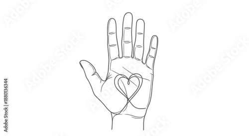 hand vector illustration