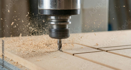 Machine working cnc. Generative AI
