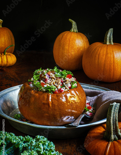 Stuffed pumpkin