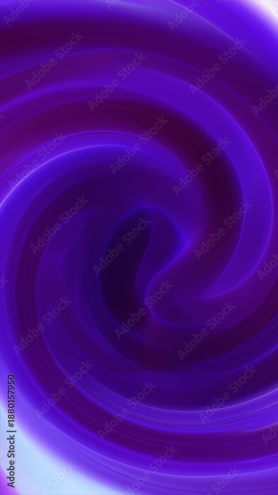 Fototapeta premium Deep purple swirling abstract vortex with smooth gradients and fluid motion, creating a sense of depth and mystery