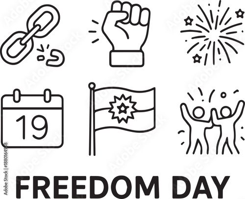 Freedom icon pack - 19 june icon pack