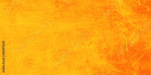 Abstract orange grunge background with vintage paper texture and aged antique parchment design featuring a stained retro pattern on a textured brown backdrop