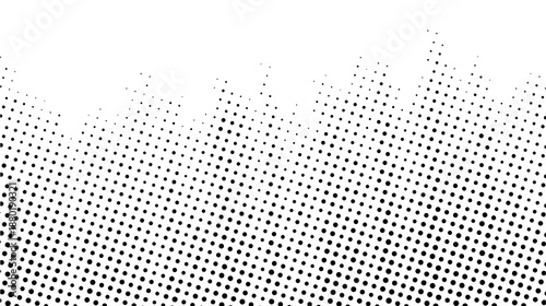 abstract gradient halftone dots background Pop art template texture Vector illustration	