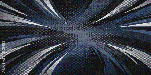 Abstract blue fractal background with a dark tech pattern and glowing light lines creates a digital art wallpaper featuring a star explosion motion design