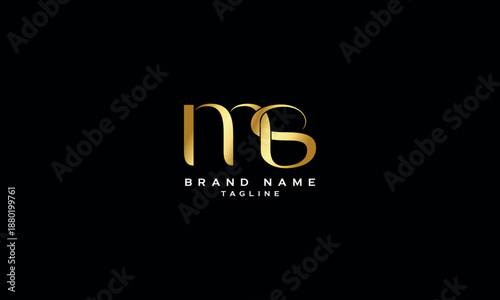 MSB SMB MBS BMS Abstract initial monogram letter alphabet logo design