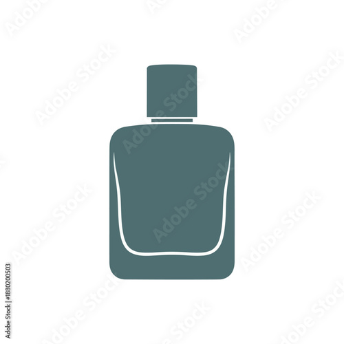 A simple graphic representation of a perfume bottle.