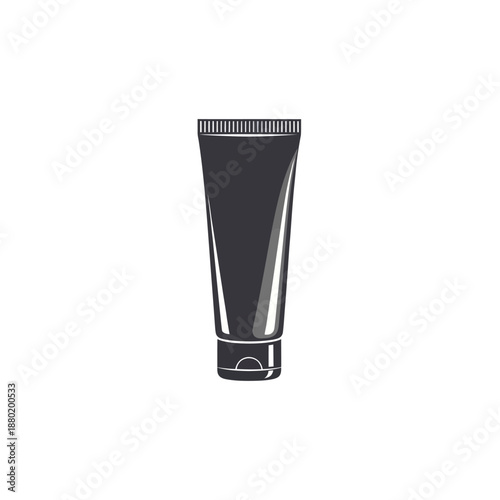 Monochrome Tube Container for Cosmetic or Pharmaceutical Products.