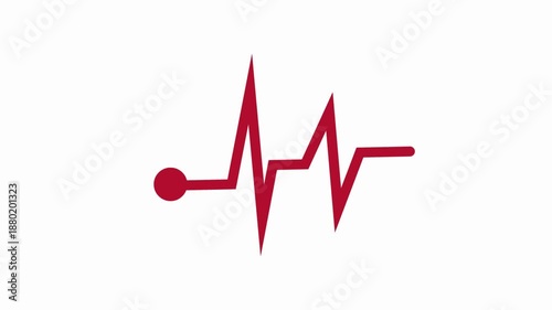 pulse  icon animation simple flat