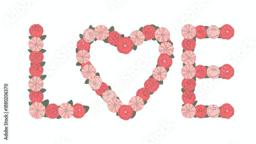 Creative Heart-Shaped Love Flower Dish Arrangement for Romantic Valentine's Day Gifting