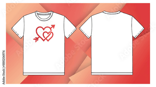 Professional Fashion Mockup Illustration of Women's White Sleeveless Shirt