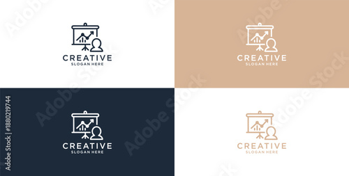 The logo of the bar business consulting statistics is on the rise