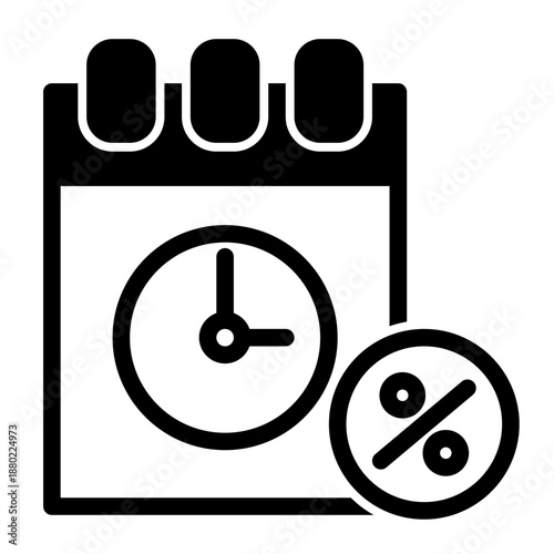 Temporary Sale Icon from Cyber Monday Icon Collection (Mixed Style)