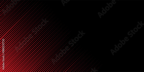 Halftone dots red and blue color pattern gradient grunge texture background. Dot pop art comic sport style vector illustration. modern background