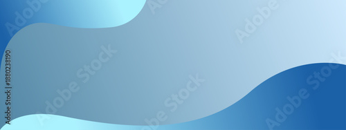 Modern Blue Gradient Background with Smooth Abstract Liquid Waves