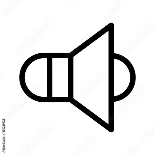 Speaker Icon Vector Symbol Design Illustration