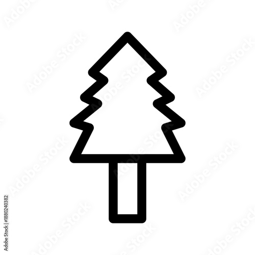 Tree Icon Vector Symbol Design Illustration