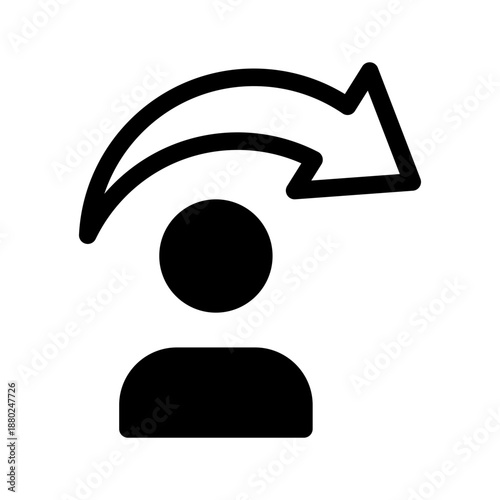 Customer Retention Icon Vector Symbol Design Illustration