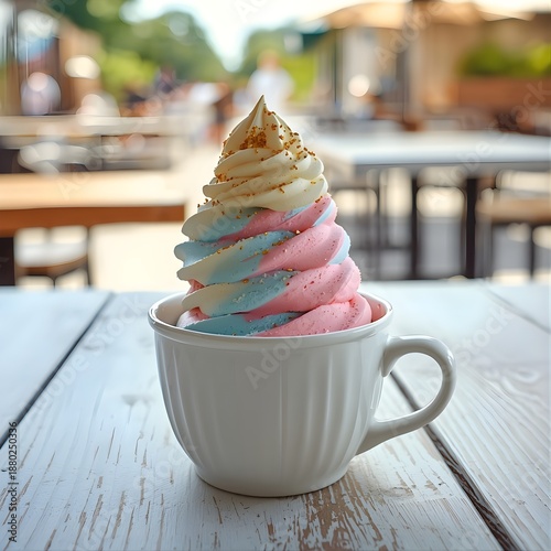 ice cream in a cup